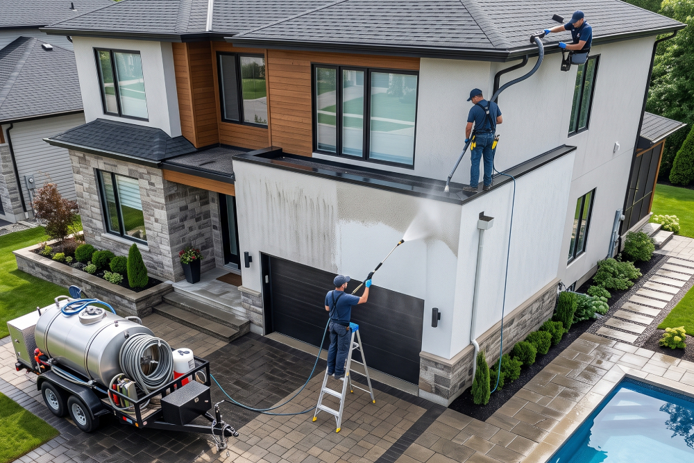 Soft Washing Exterior Home